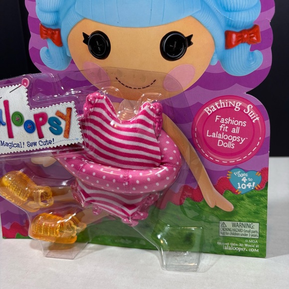 Lalaloopsy 3 outfit bundle NEW party dress, bathing suit and pajamas fashion set - Picture 5 of 8